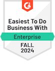 Easiest To Do Business With Enterprise Fall 2024 on G2